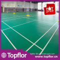 Indoor badminton pvc sports court flooring rolls for pvc flooring sheet